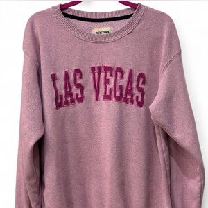Pink Las Vegas Sweater Size L